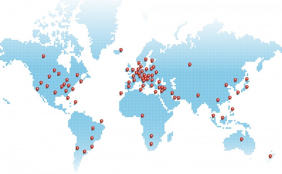 d mappa negrini nel mondo